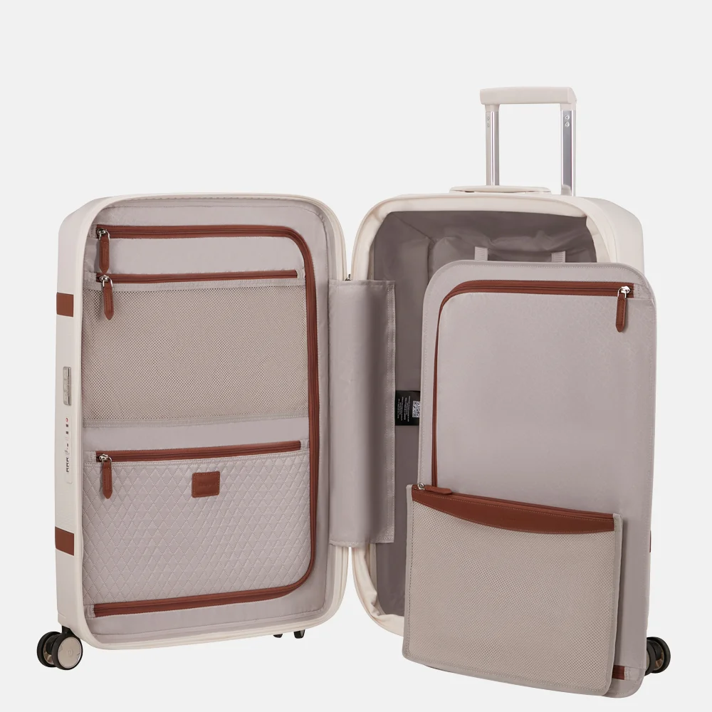 Samsonite Image Spinner reiskoffer expendable 69 cm ivory bij Duifhuizen