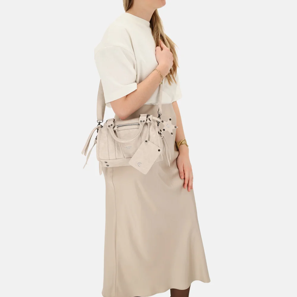 Charm London Berlin handtas S creme bij Duifhuizen