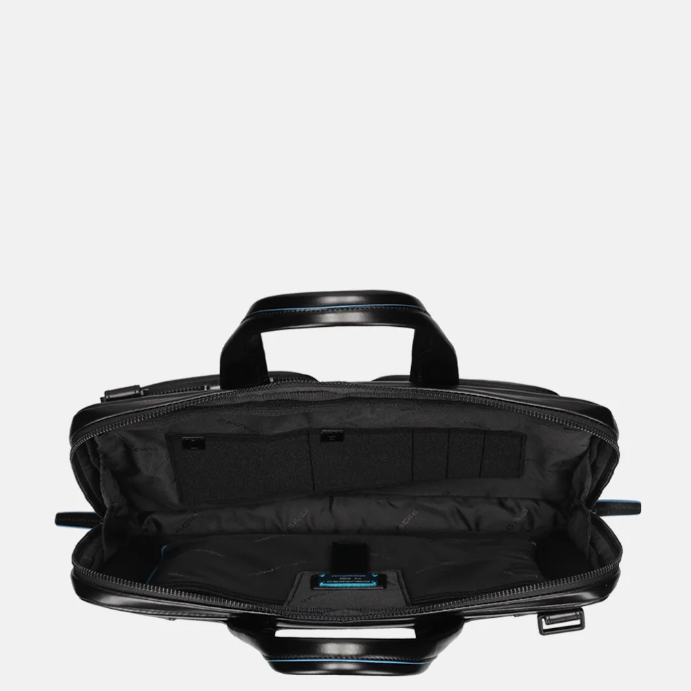 Piquadro laptoptas 14 inch nero bij Duifhuizen