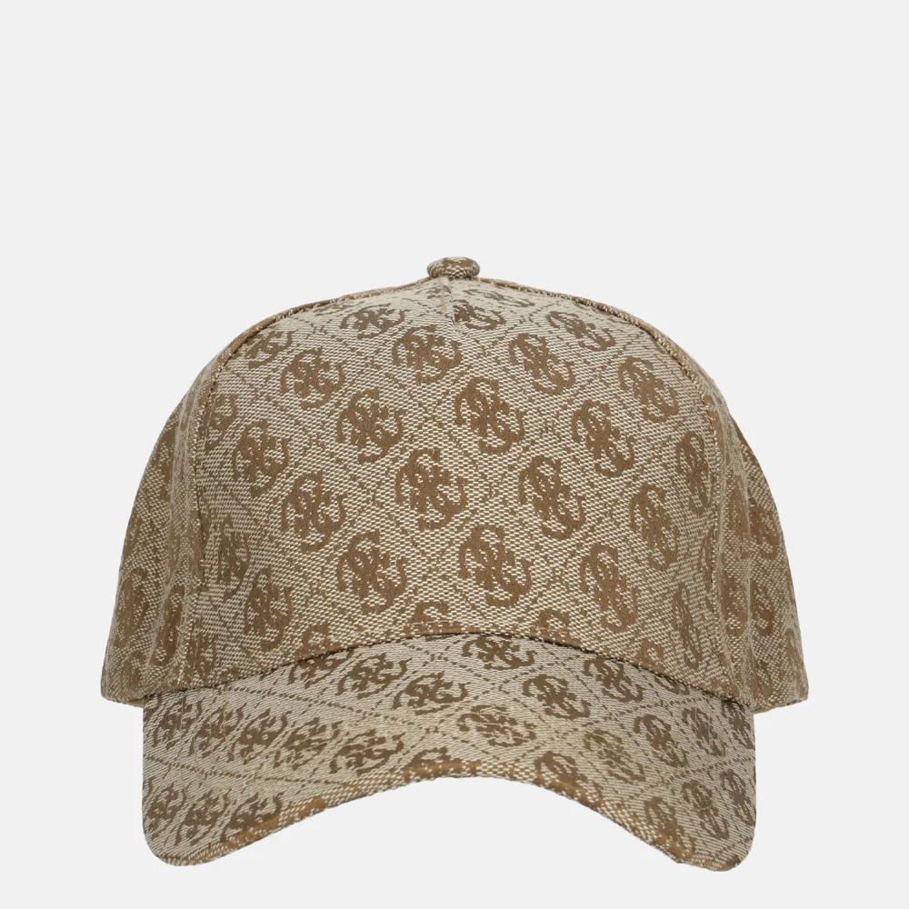 Guess Orlina baseball pet latte logo bij Duifhuizen