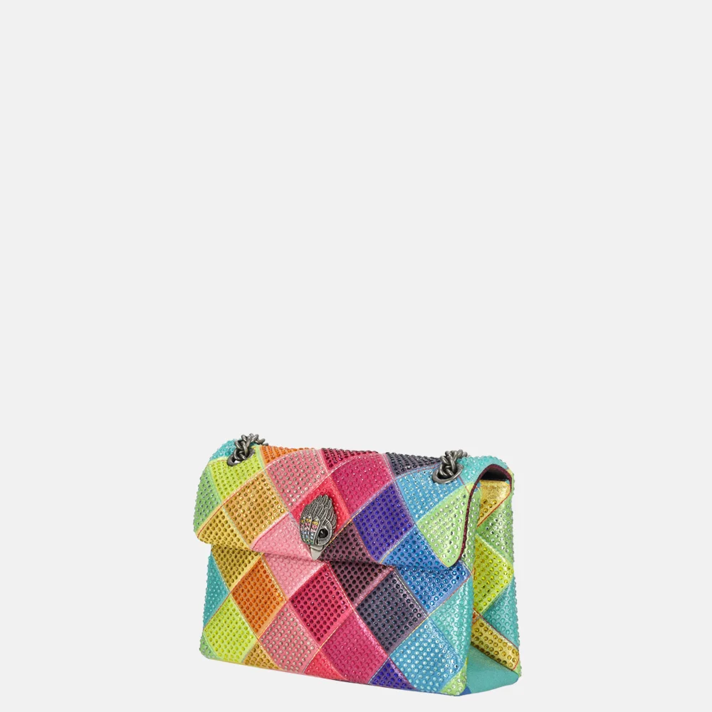 Kurt Geiger Kensington rainbow schoudertas multi bij Duifhuizen