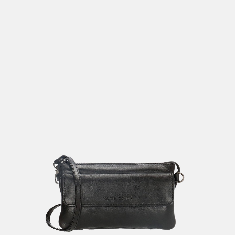 Micmacbags Porto crossbody tas black bij Duifhuizen