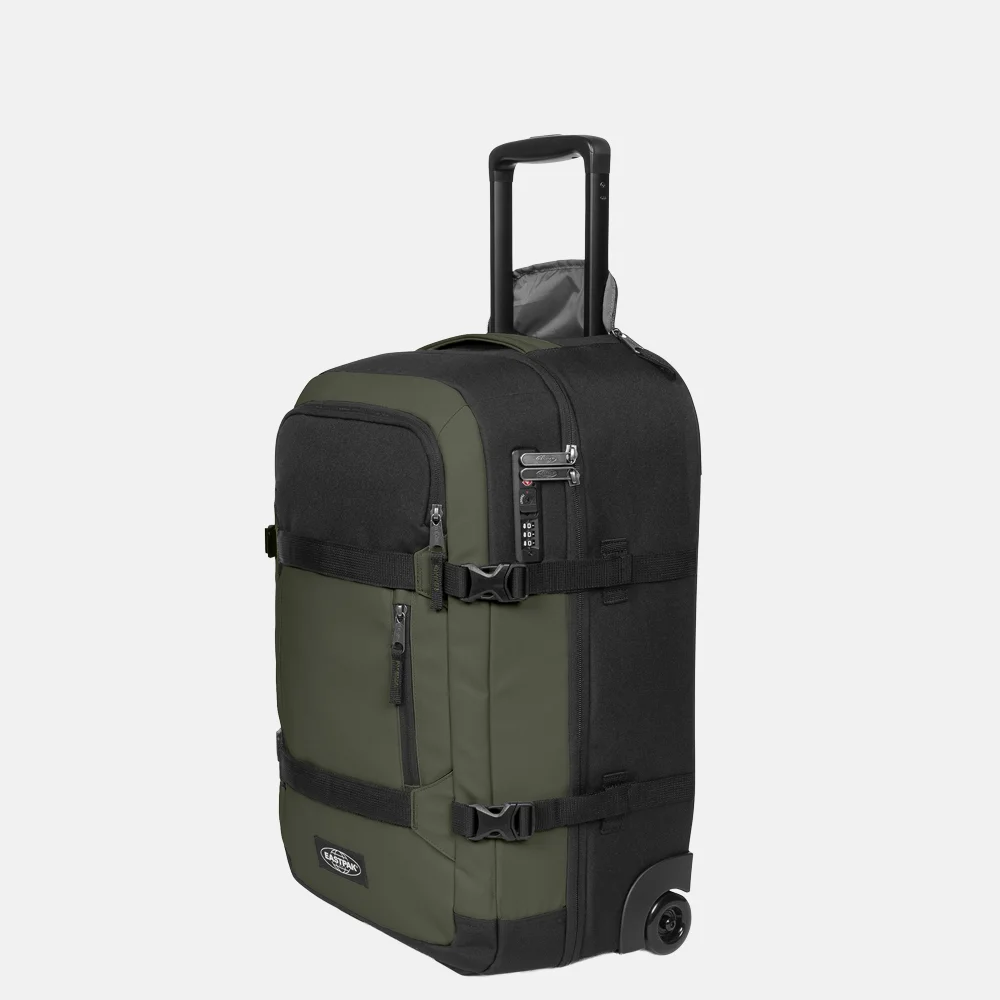 Eastpak Transit'r Pro S reistas op wielen 55 cm khaki coated bij Duifhuizen