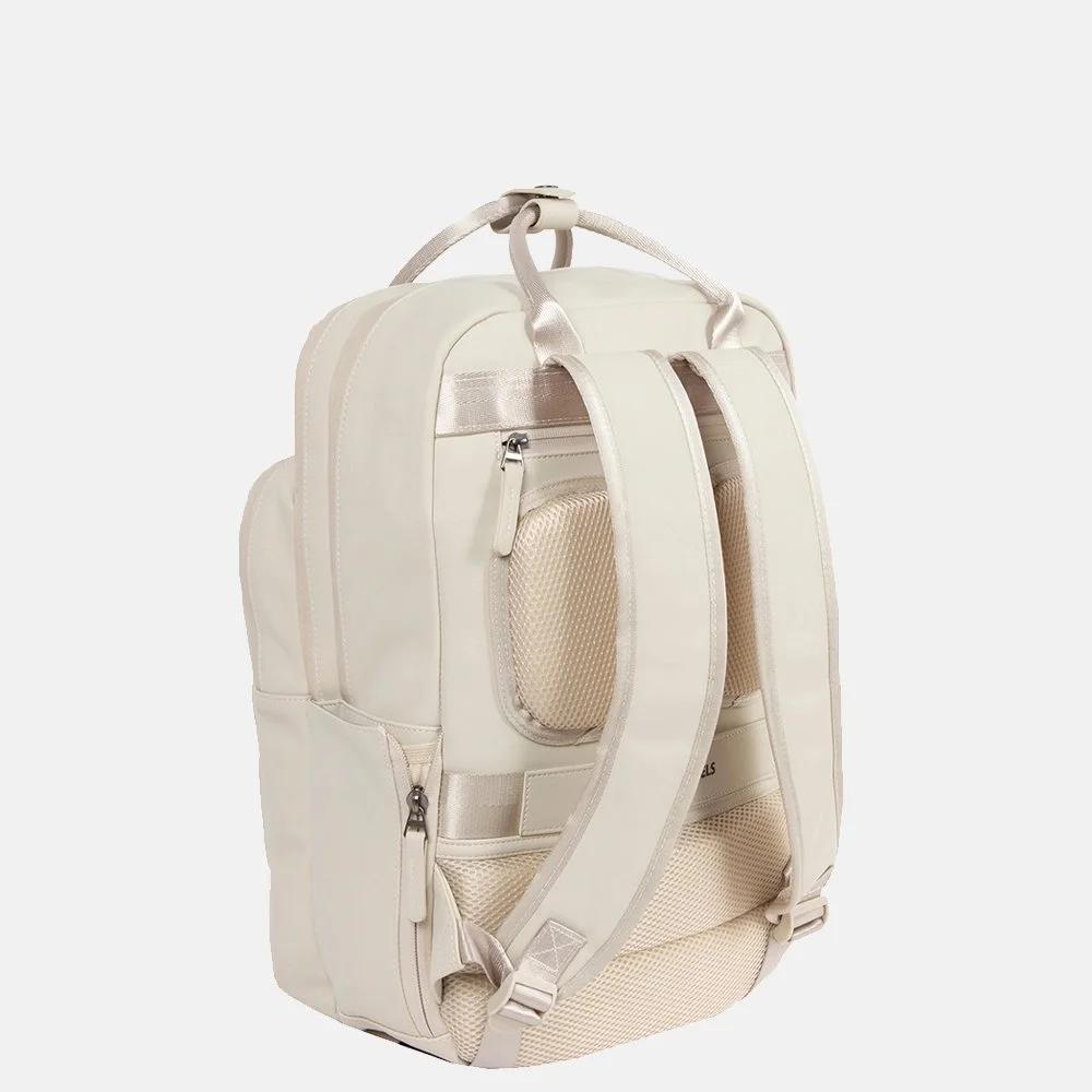 New Rebels William rugzak 15.6 inch fel beige bij Duifhuizen