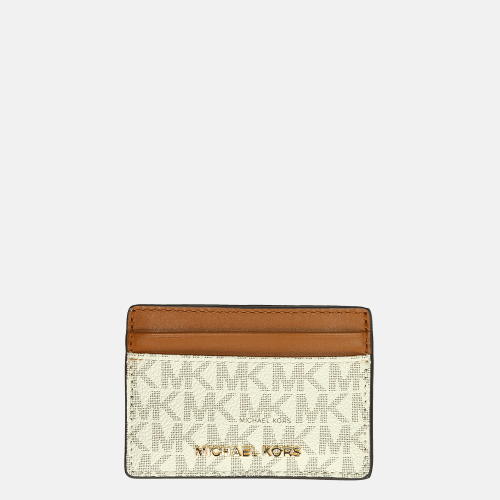 Michael Kors Jet Set pasjeshouder vanille