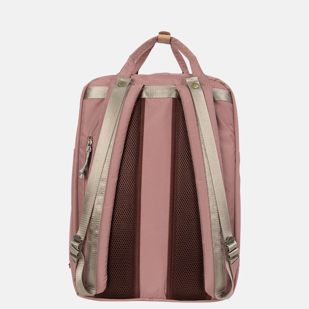 Doughnut Macaroon Large Jungle Backpack rugzak 15 inch chestnut bij Duifhuizen
