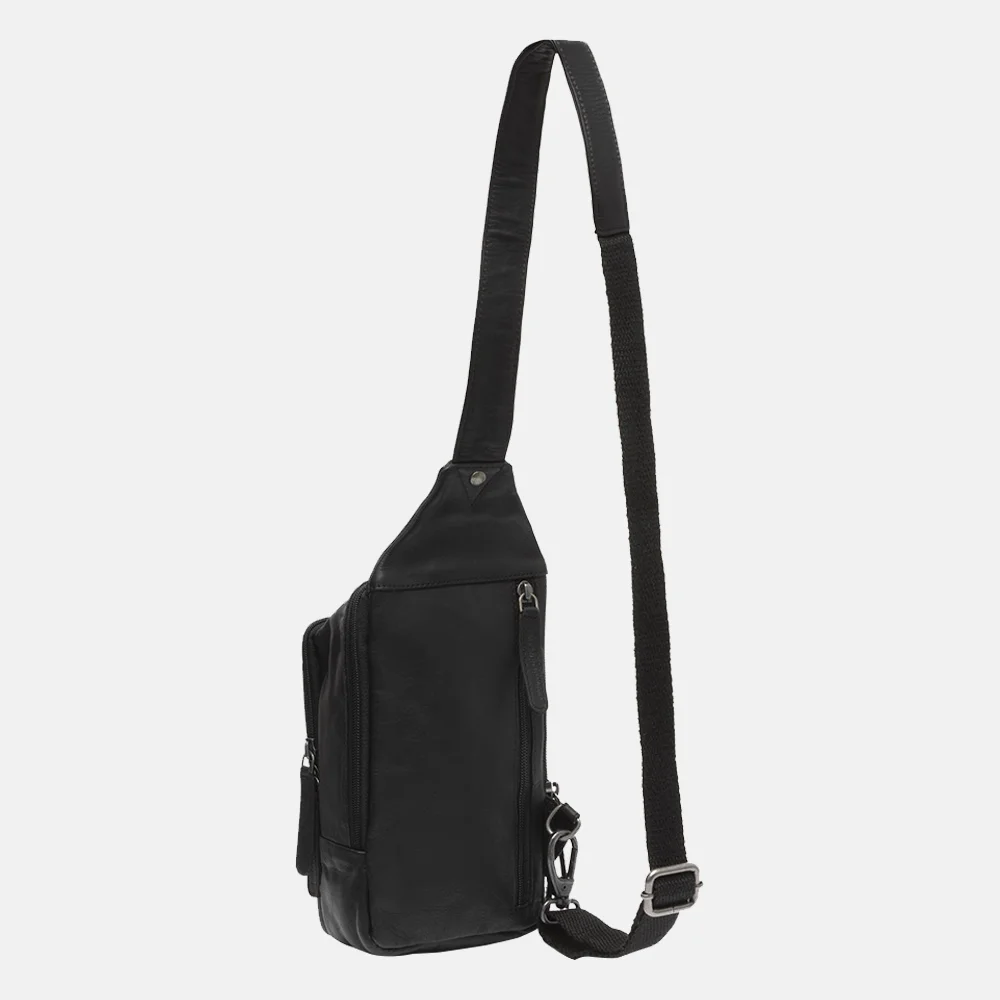 Chesterfield Riga crossbody tas black bij Duifhuizen