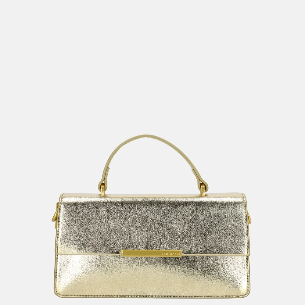 Ted Baker Rennyee schoudertas gold-col bij Duifhuizen