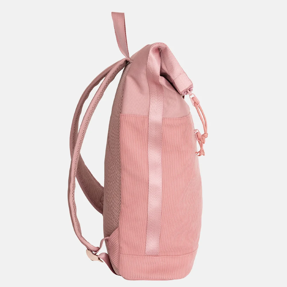 New Rebels New York rugzak rolltop 13 inch old pink bij Duifhuizen