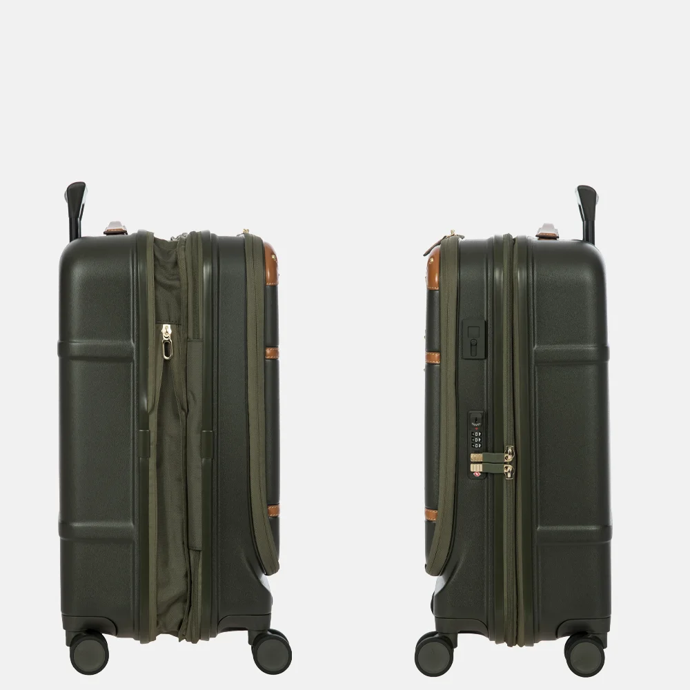 Bric's Bellagio trolley handbagage koffer 55 cm olive bij Duifhuizen