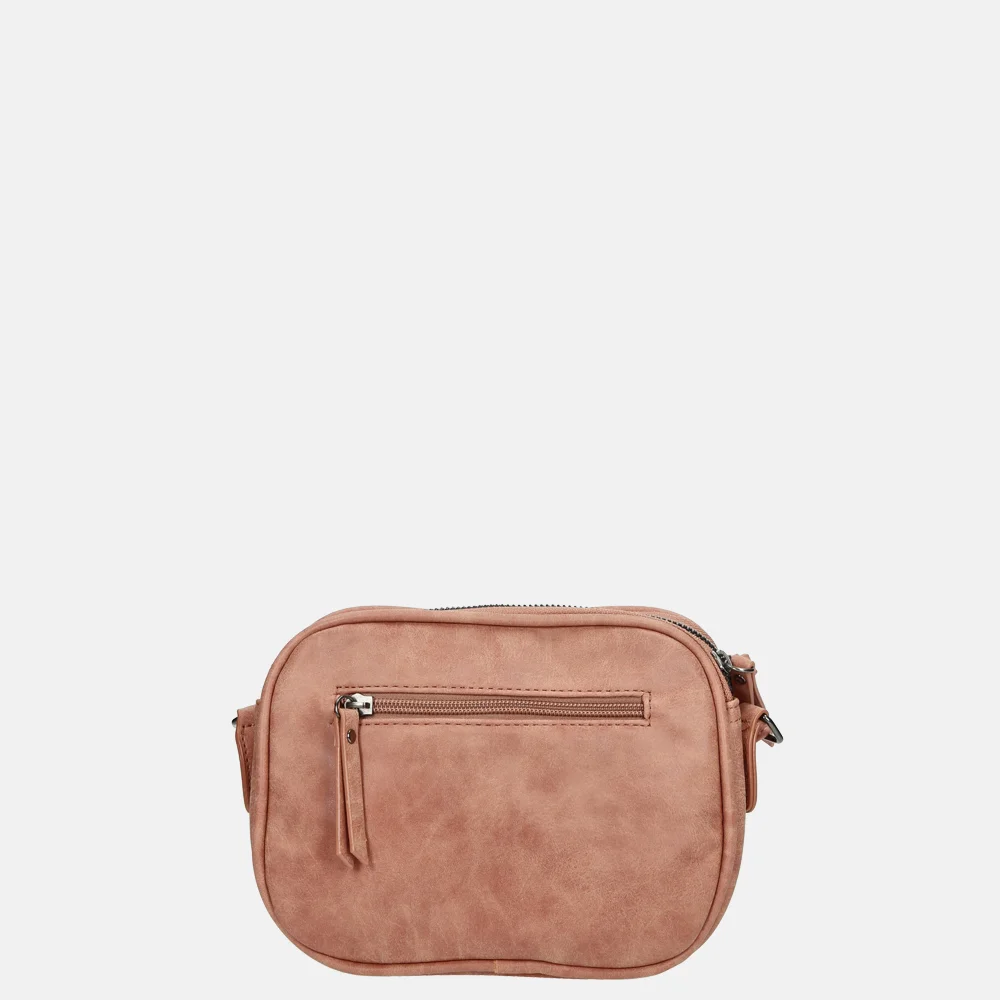 Enrico Benetti Zoë crossbody tas zachtroze bij Duifhuizen