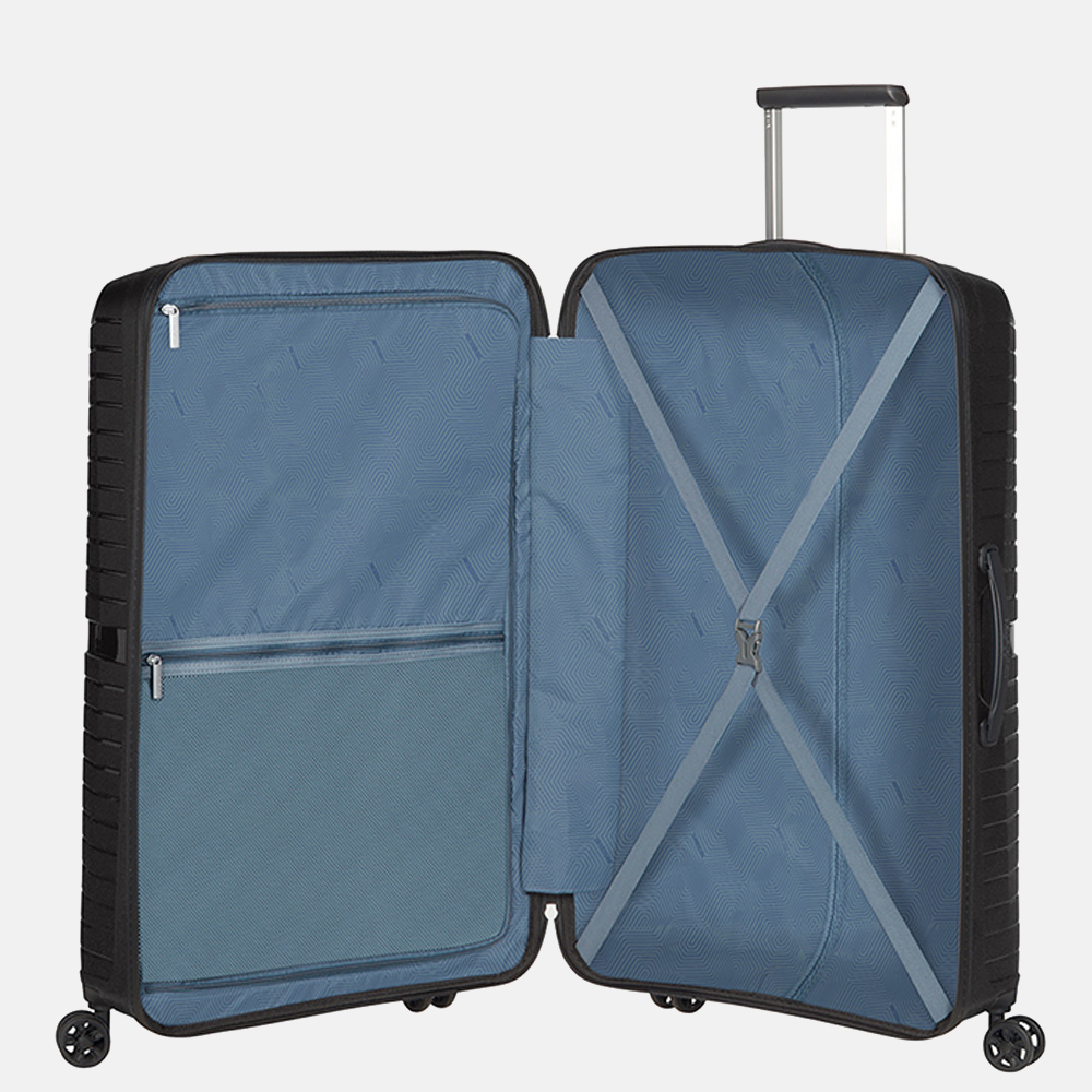 American Tourister Airconic spinner 75 cm onyx black bij Duifhuizen