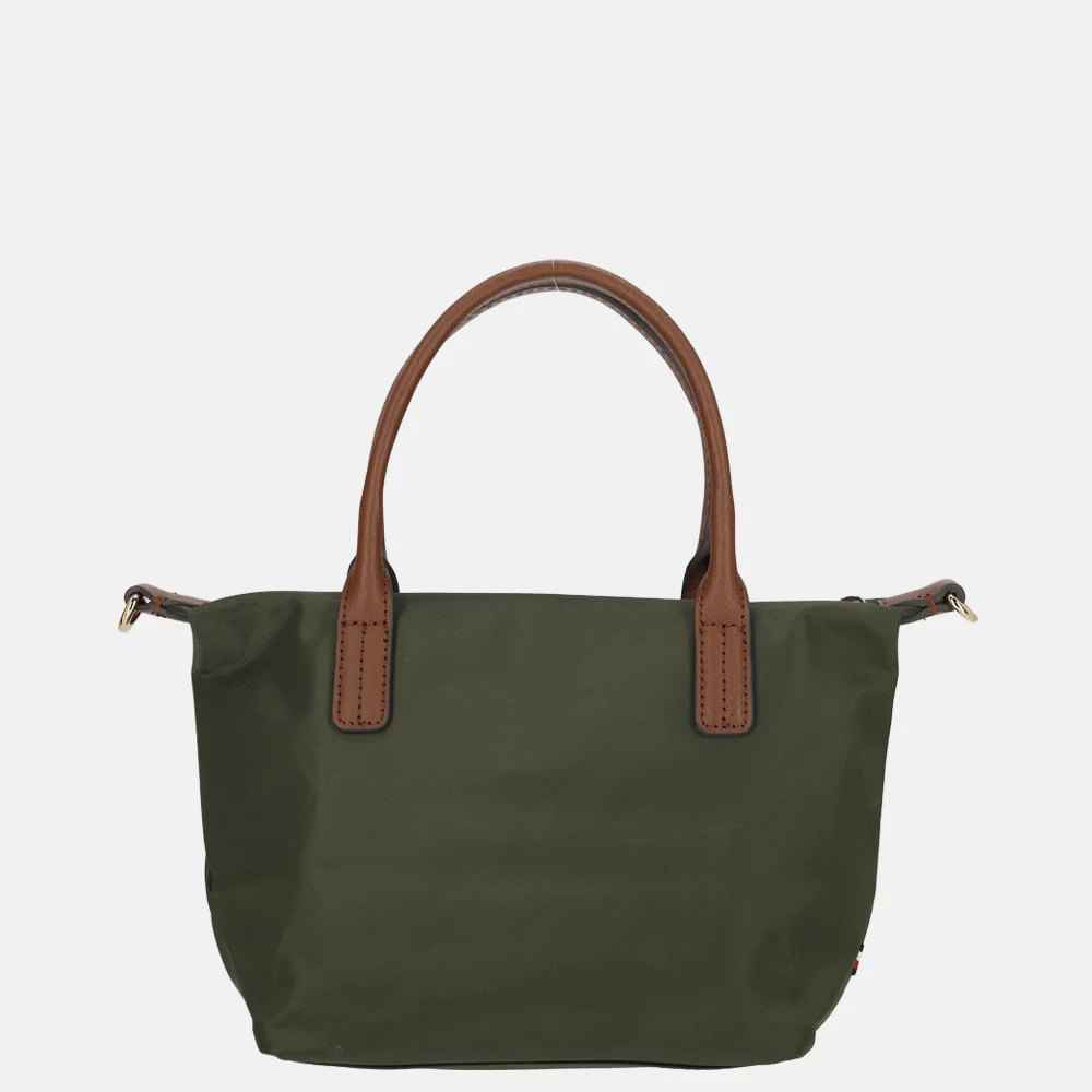 Tommy Hilfiger Popette tote handtas mini huntsman green bij Duifhuizen
