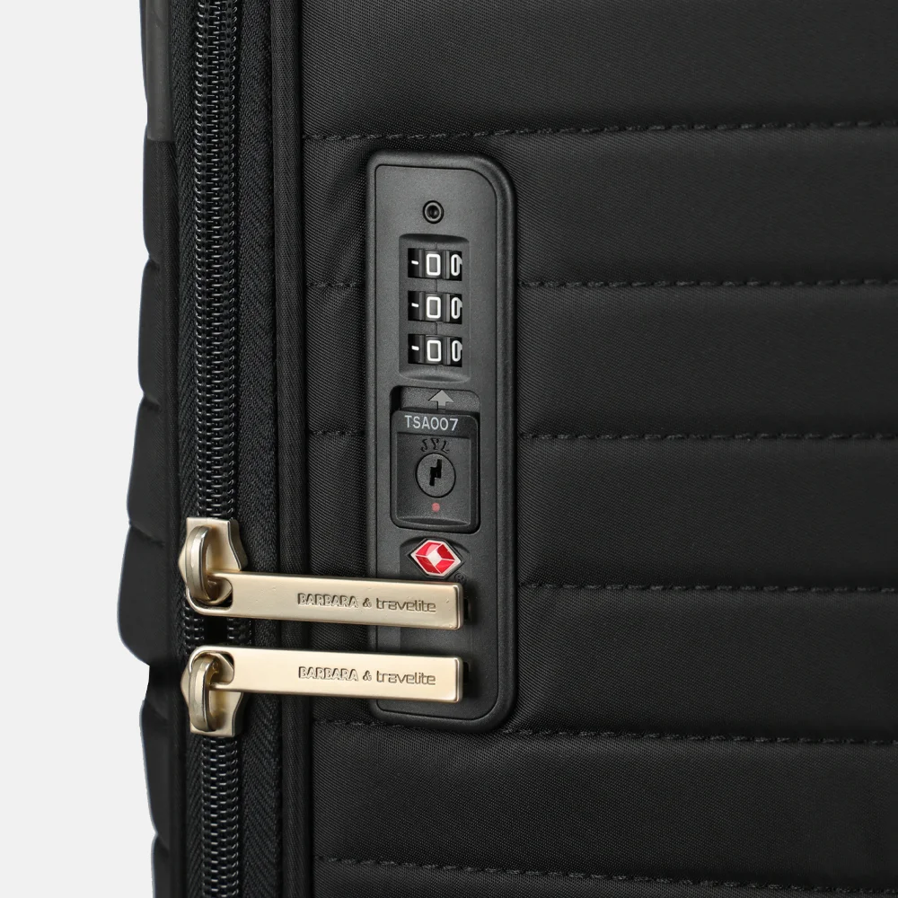 Travelite Barbara Stepp reiskoffer 68 cm  black bij Duifhuizen