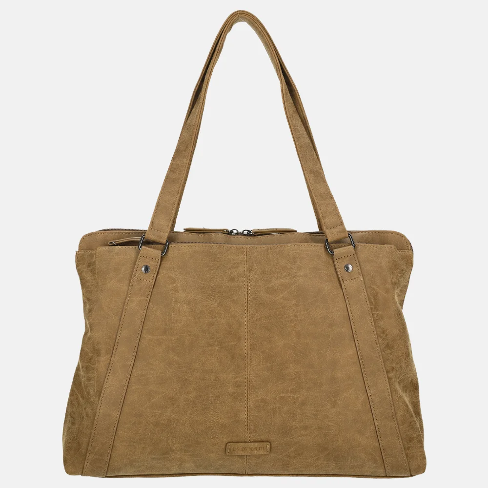 Enrico Benetti Karin shopper L camel bij Duifhuizen