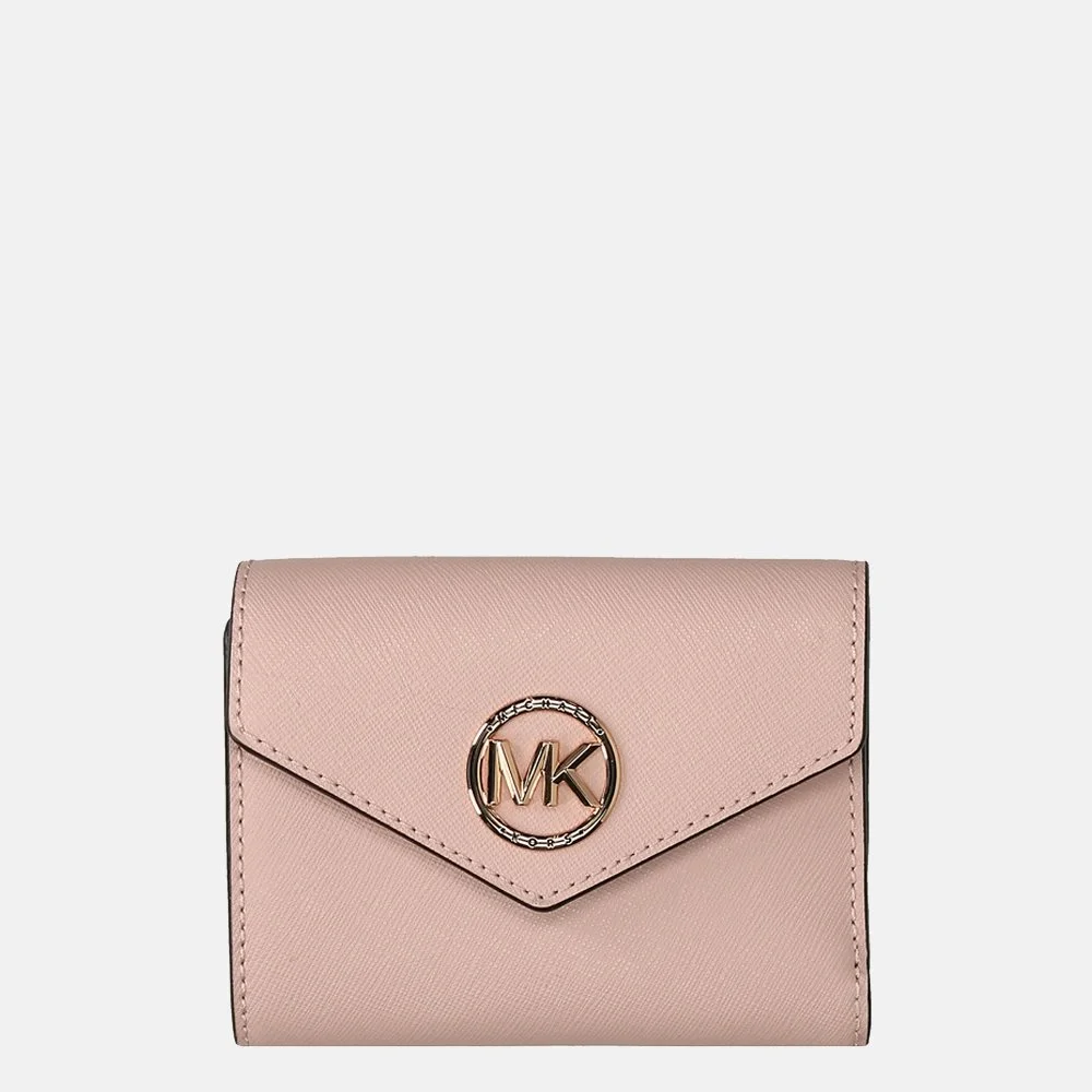 Michael Kors Greenwich portemonnee M soft pink