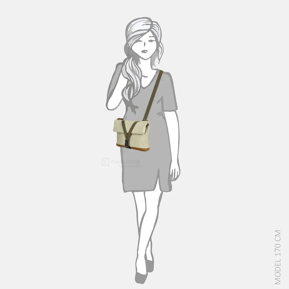 Aunts and Uncles Yao rolltop crossbody tas dust bij Duifhuizen