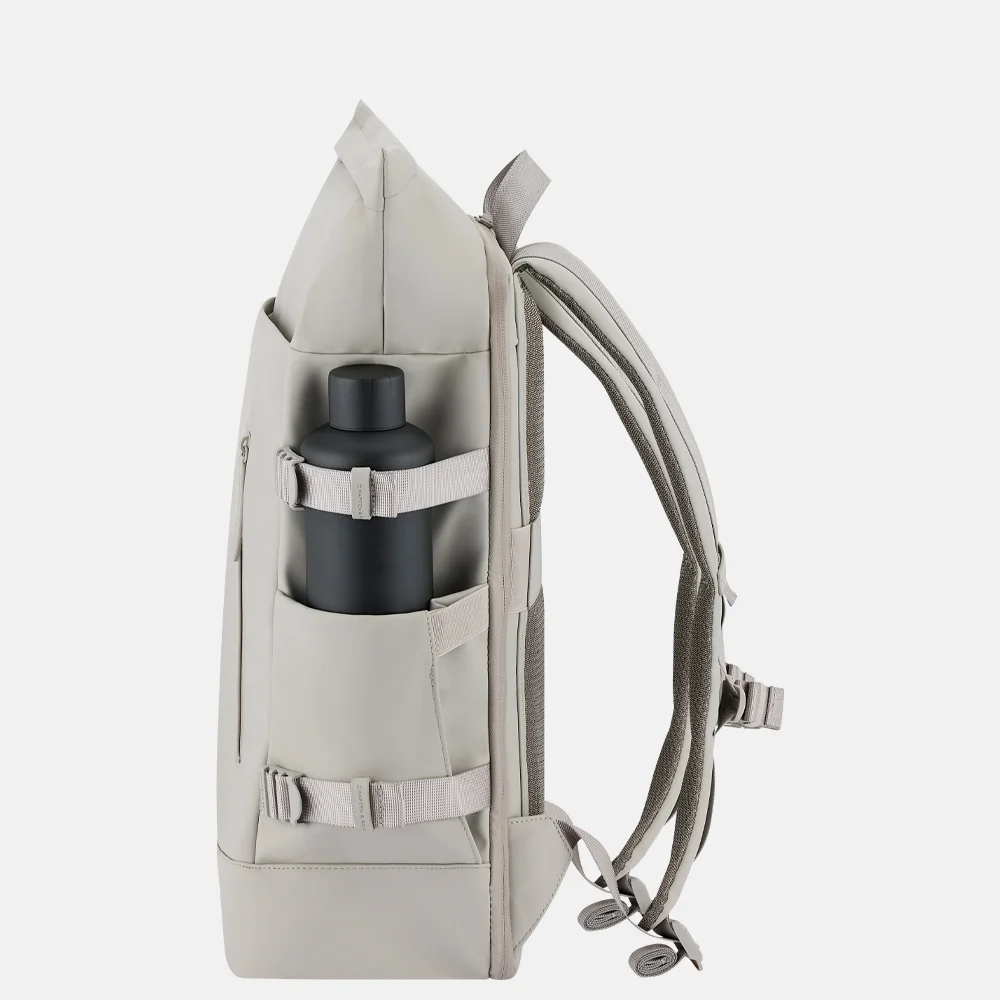 Kapten & Son Helsinki Pro rugzak 15 inch greige bij Duifhuizen