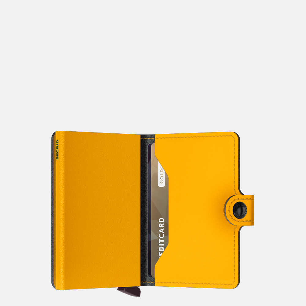 Secrid Miniwallet Yard pasjeshouder powder ochre bij Duifhuizen