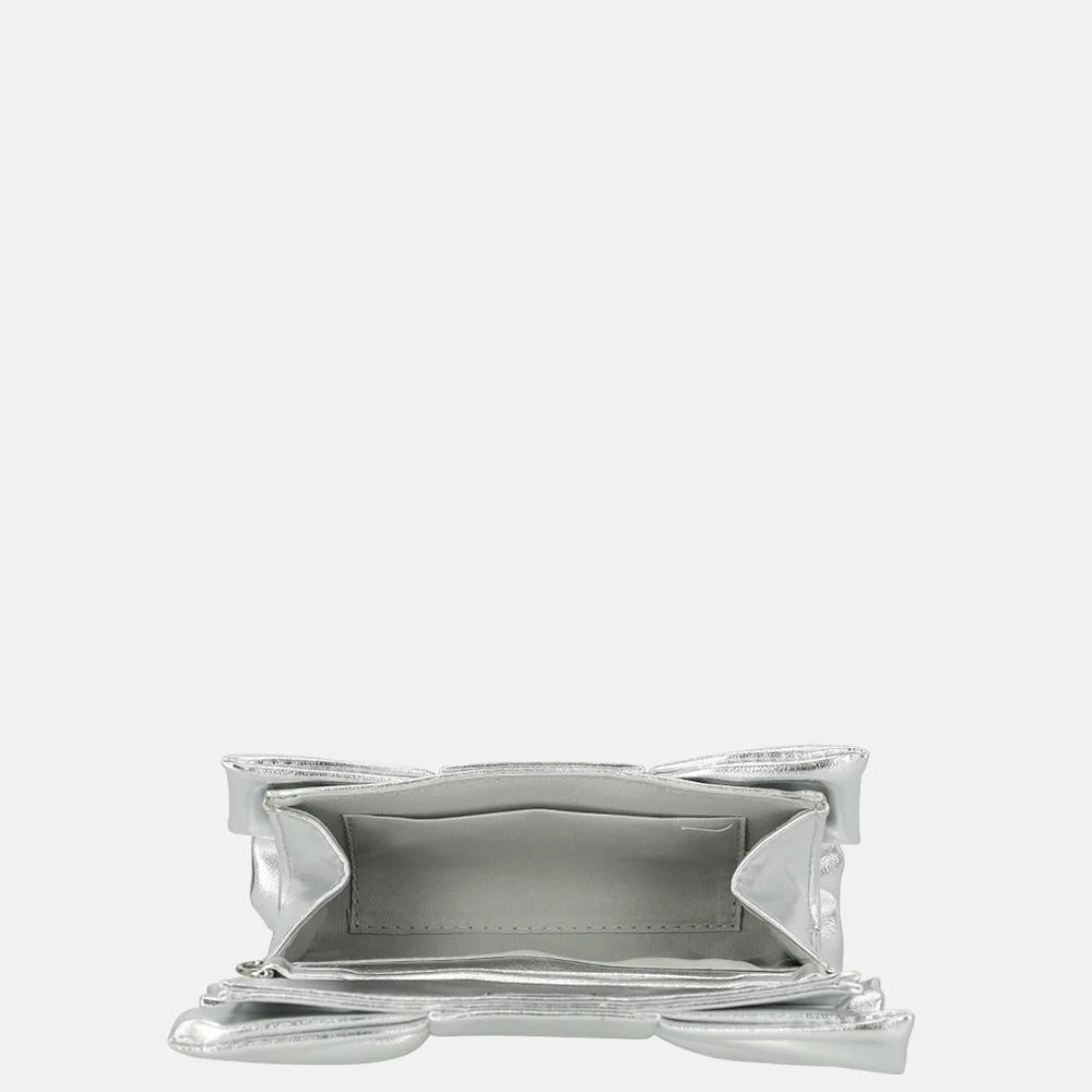 Firenze strik clutch silver bij Duifhuizen