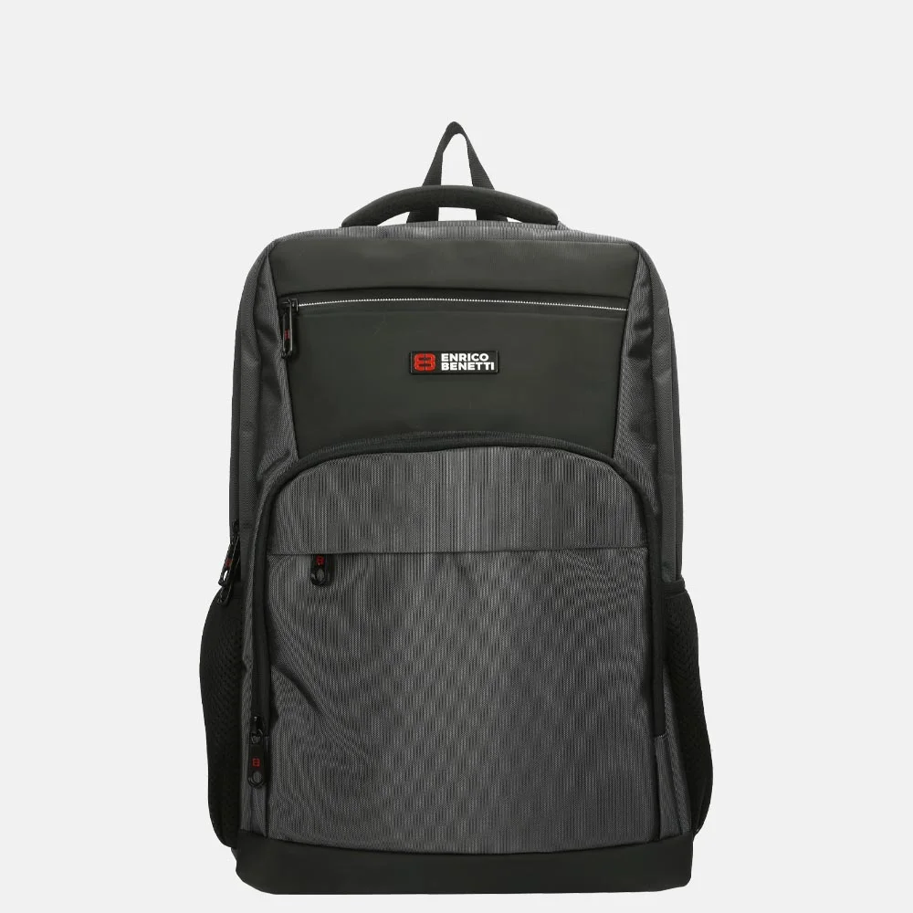 Enrico Benetti Zürich laptoprugzak 15 inch grijs bij Duifhuizen