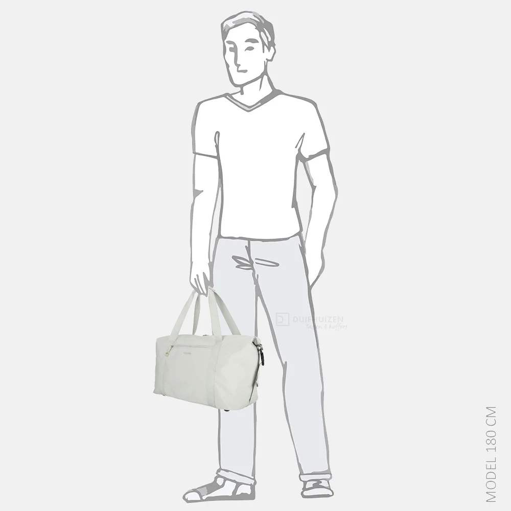 Enrico Benetti Luzern weekendtas/sporttas 55 cm beige bij Duifhuizen