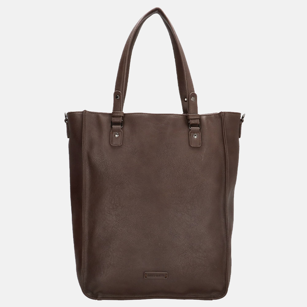 Enrico Benetti Lily shopper 17 inch brown bij Duifhuizen