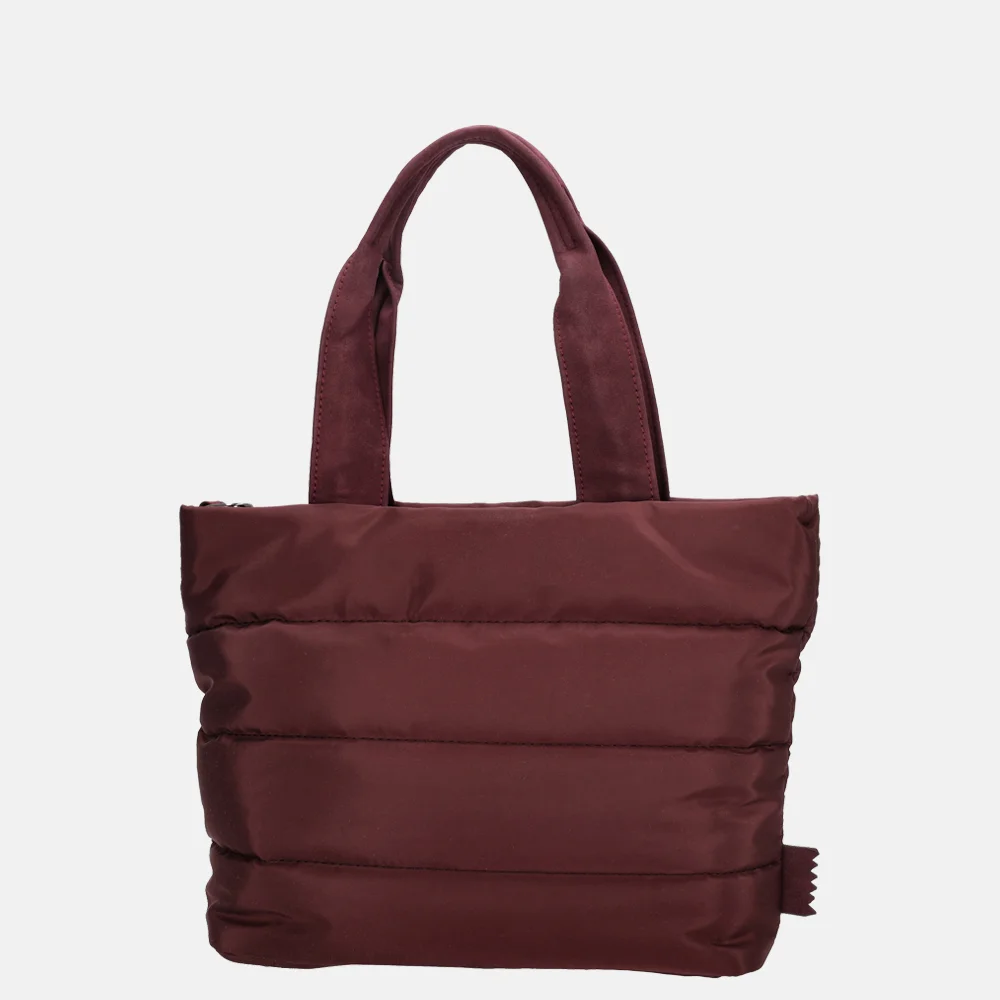Zebra Trends Elske puffy handtas S bordeaux bij Duifhuizen
