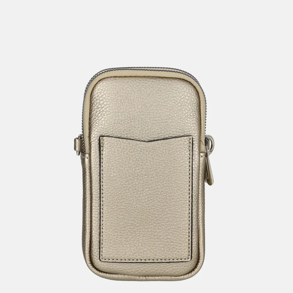 Flora & Co telefoontas taupe metal bij Duifhuizen
