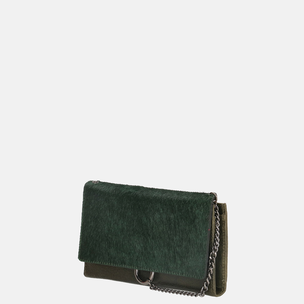 Micmacbags Mendoza crossbody tas donkergroen bij Duifhuizen