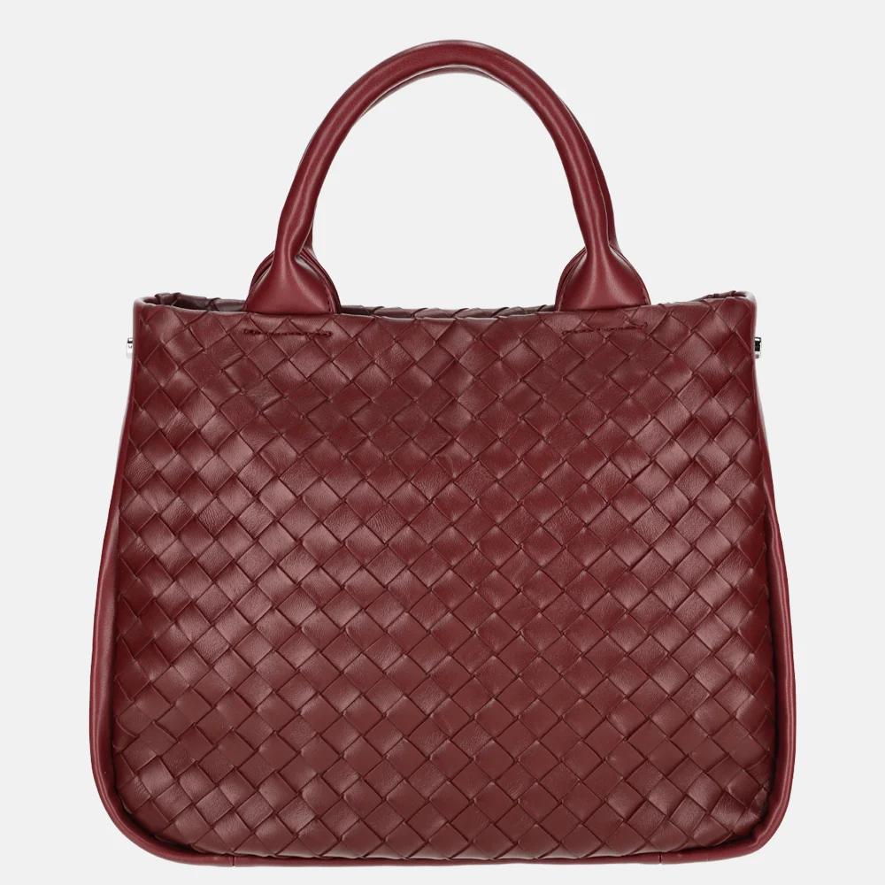 Daniele Donati handtas vlechtwerk fashion band burgundy bij Duifhuizen