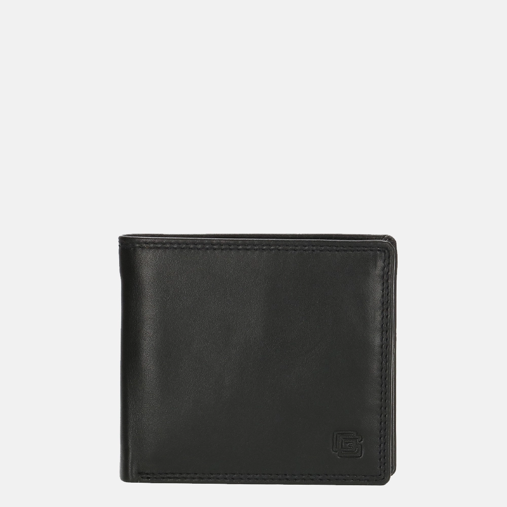 Gio Gini billfold black bij Duifhuizen