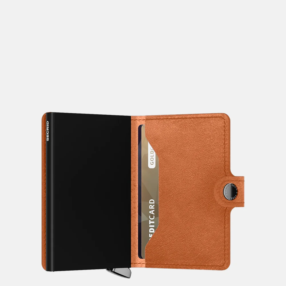 Secrid Miniwallet pasjeshouder basco cognac bij Duifhuizen