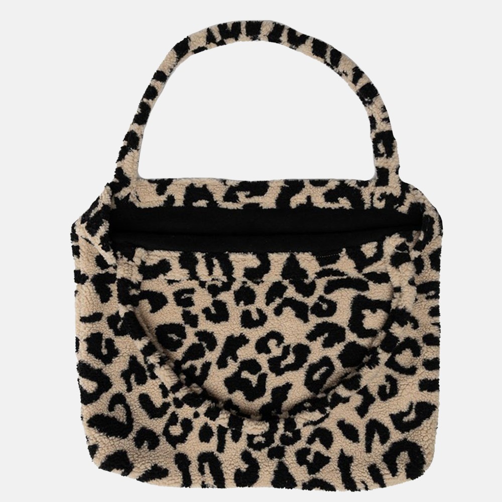 Studio Noos Mom-Bag shopper leopard teddy holy cow bij Duifhuizen