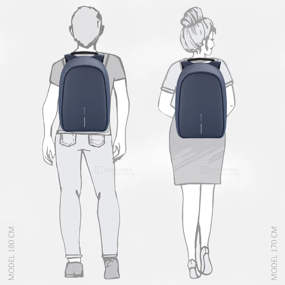 XD Design Bobby Hero laptoprugzak XL 17 inch navy bij Duifhuizen