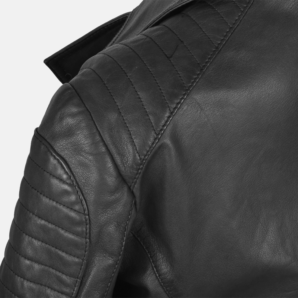 Dekkers Ledermode Lora dames jack zwart bij Duifhuizen