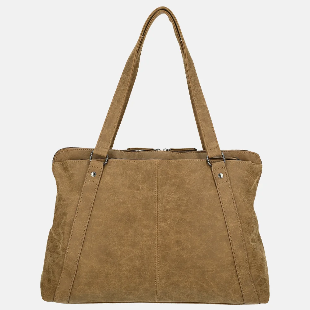 Enrico Benetti Karin shopper L camel bij Duifhuizen
