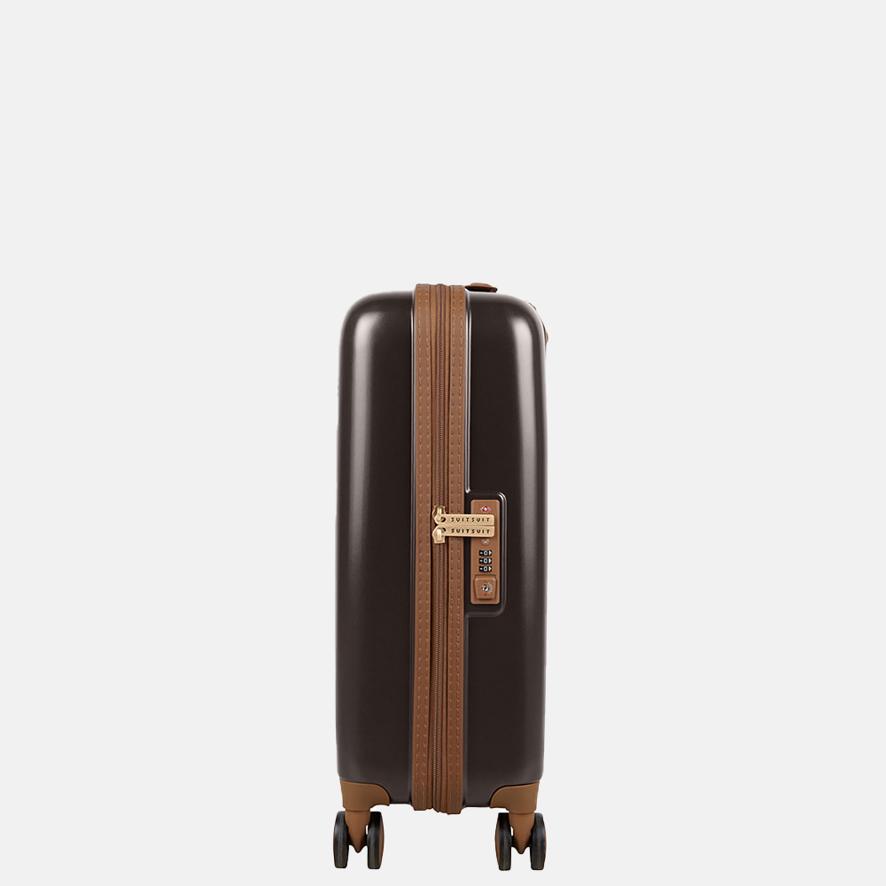 SUITSUIT Fab Seventies Classic koffer 55 cm espresso black bij Duifhuizen