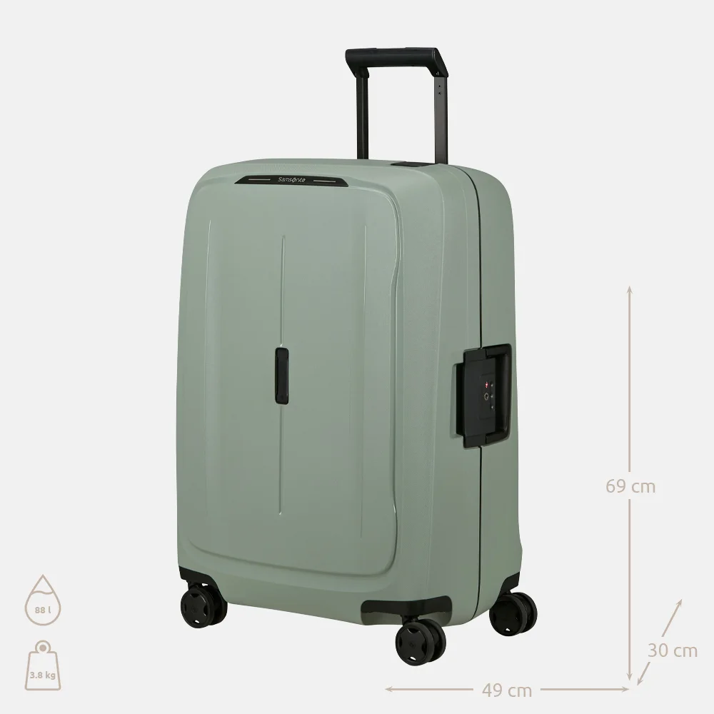 Samsonite Essens koffer 69 cm sage bij Duifhuizen