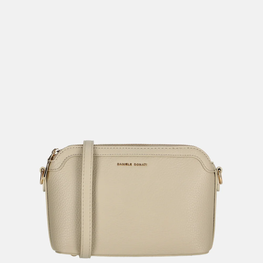 Daniele Donati crossbody tas light beige bij Duifhuizen