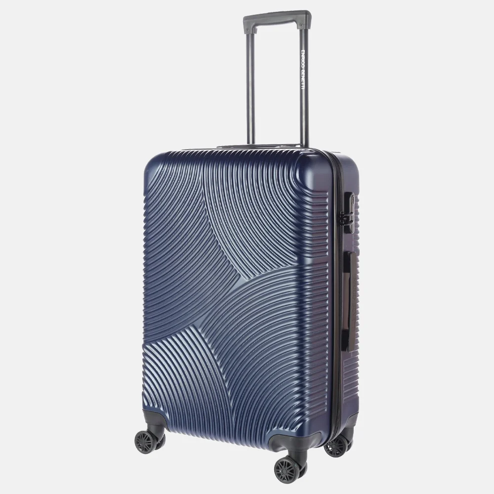 Enrico Benetti Louisville koffer 65 cm blauw bij Duifhuizen