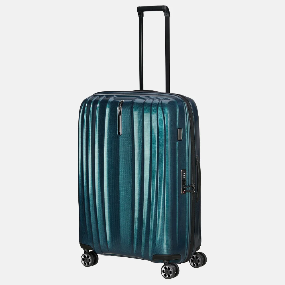 Samsonite Nexis Spinner Expandable reiskoffer 76 cm deep petrol bij Duifhuizen