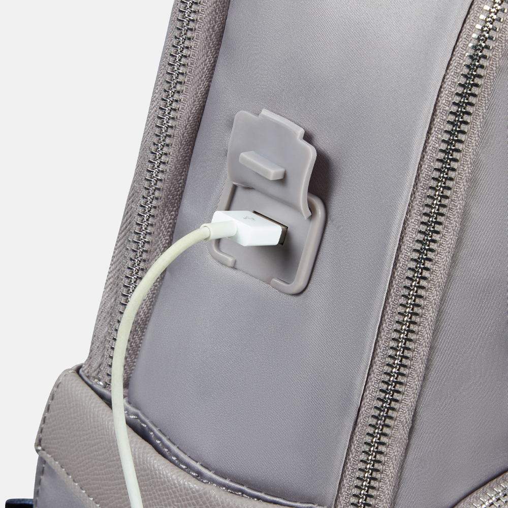 Samsonite Karissa Biz 2.0 rugzak 14.1 inch lilac grey bij Duifhuizen