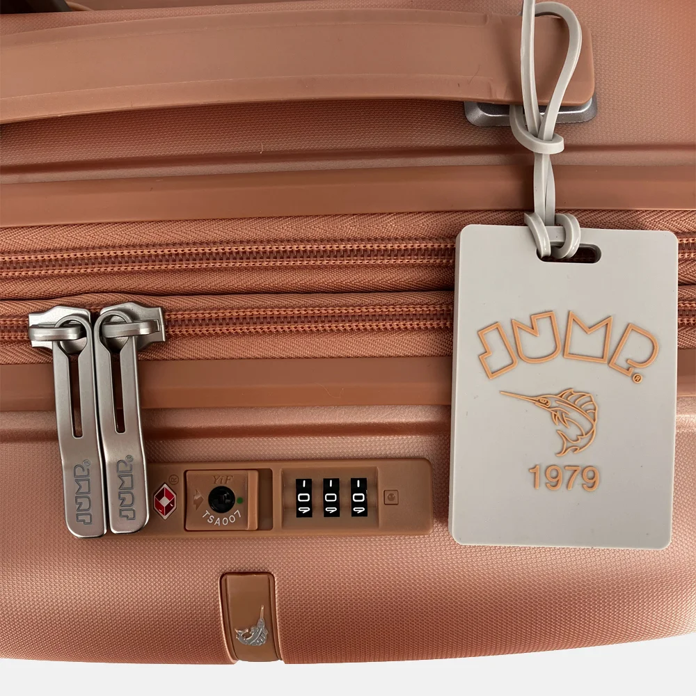 Jump Evae handbagage koffer 55 cm expandable rosepale bij Duifhuizen