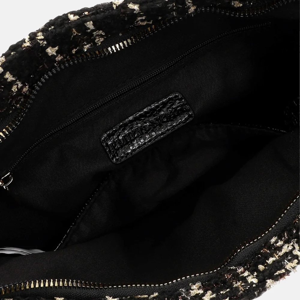 Emily & Noah Hannelore schoudertas black/beige bij Duifhuizen