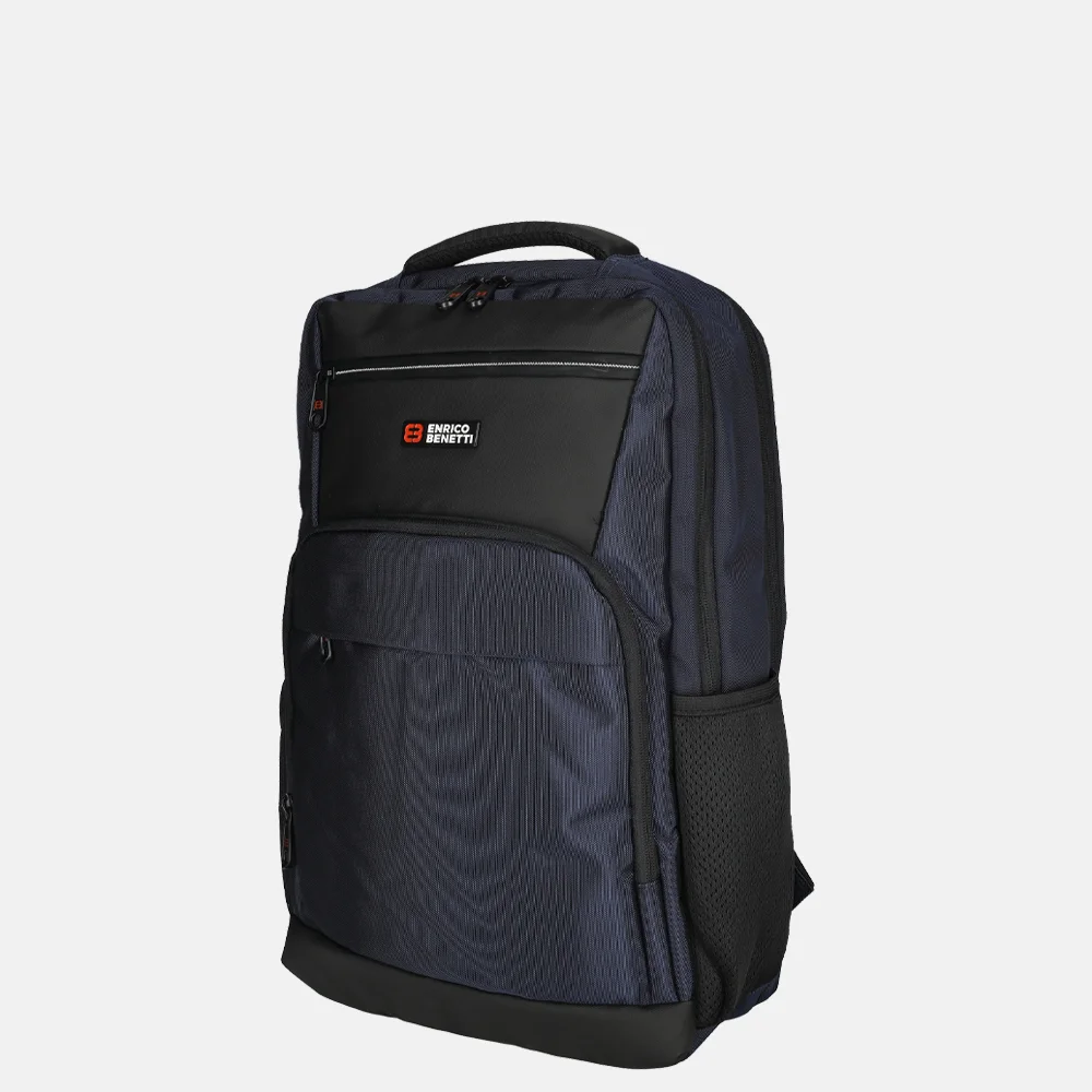 Enrico Benetti  Zürich laptoprugzak 15 inch blauw bij Duifhuizen
