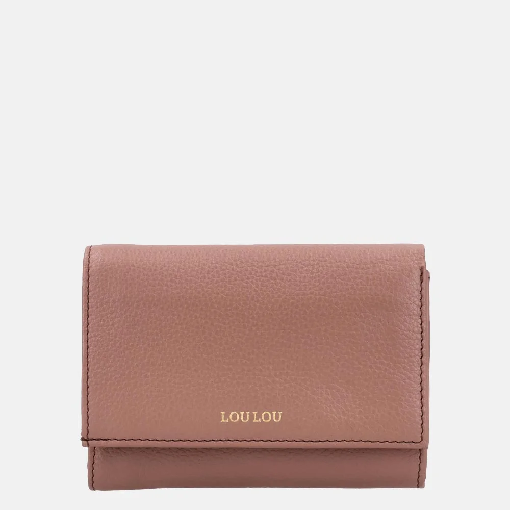 Loulou Essentiels Petite Fleur portemonnee S mocha mousse