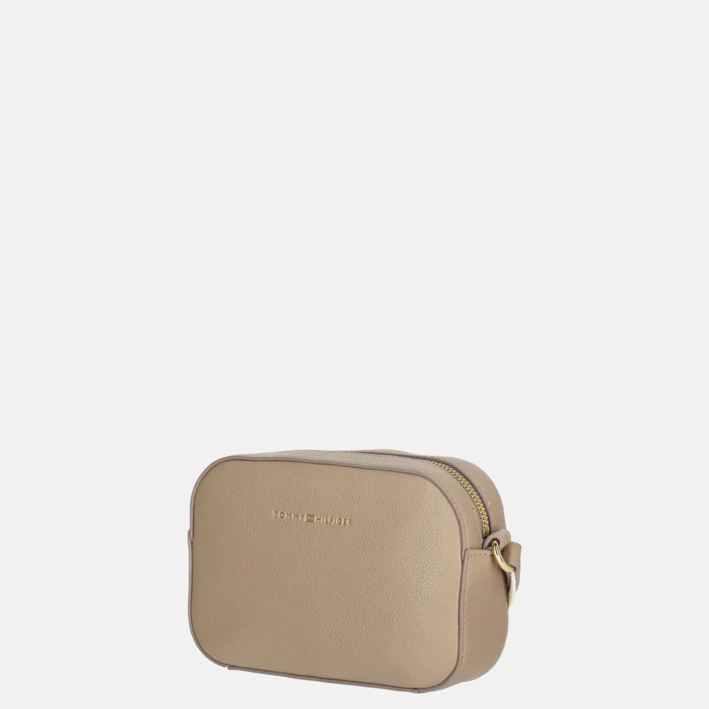 Tommy Hilfiger crossbody tas coastal taupe bij Duifhuizen