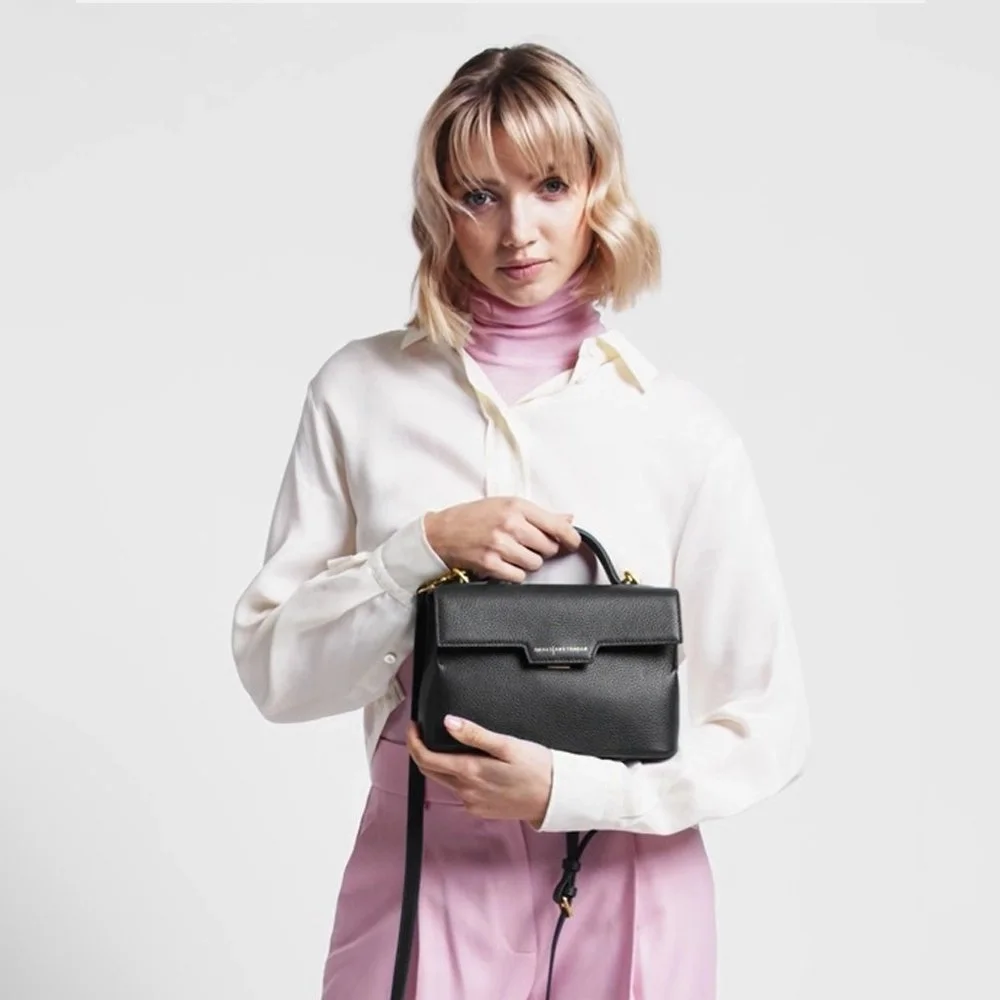 Smaak Amsterdam Flora crossbody tas black bij Duifhuizen