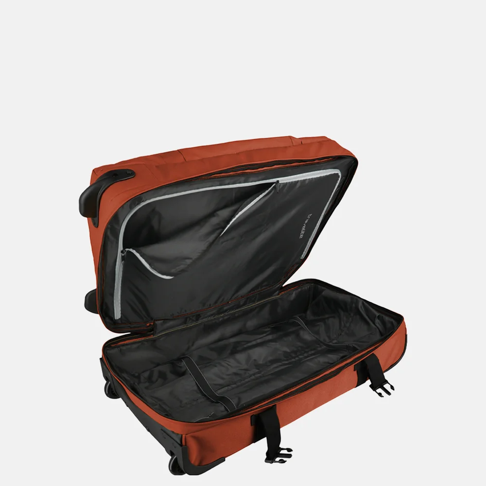 Travelite Bolonia wieltas M 63cm orange bij Duifhuizen